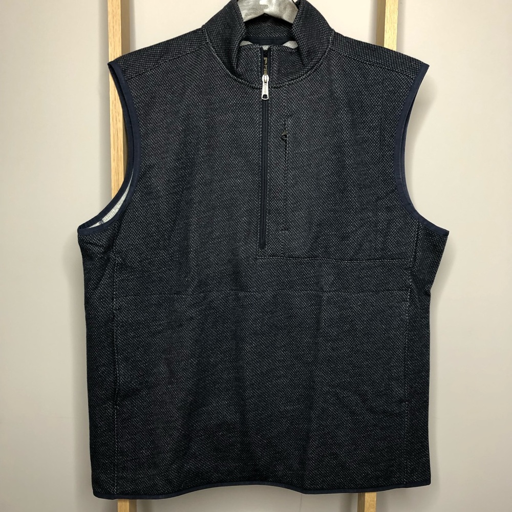 NWT Duluth Trading Company Threshold Fleece Vest Large Half Zip